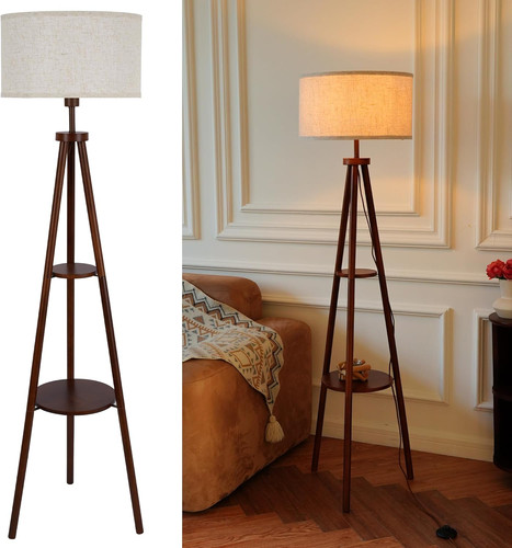 Lampada terra treppiede in - lampada,