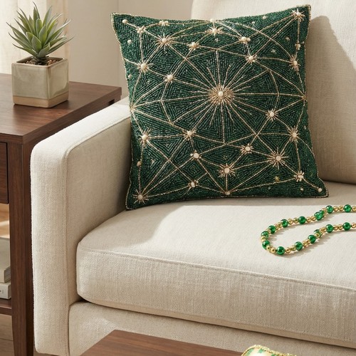 Federa cuscino lusso verde - :,