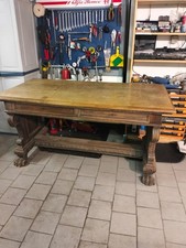 SCRIVANIA SCRITTOIO FINE '800  IN LEGNO ANTICO  CON 2 CASSETTI