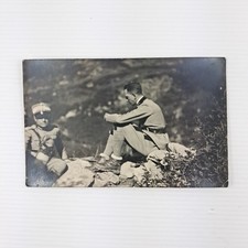 Foto cartolina d'epoca il Principe di Piemonte Umberto di Savoia in uniforme