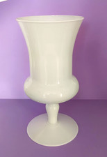 vaso vintage in opaline bianco