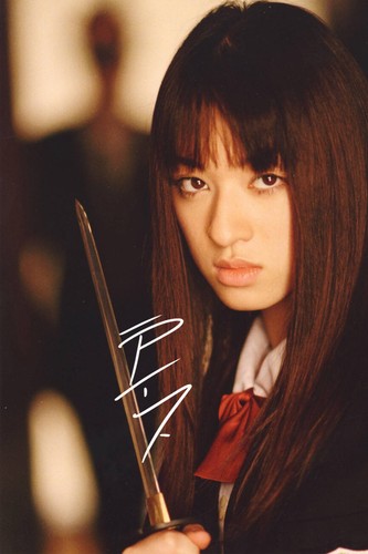 Chiaki kuriyama signed 6x4 - chiaki,