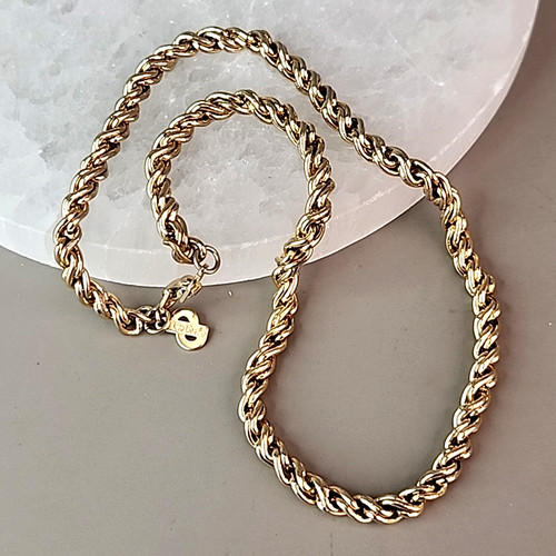Collana catena corda christian - collana,