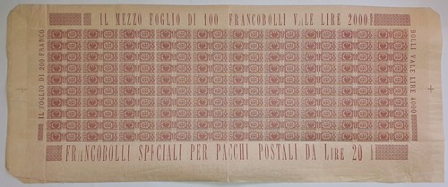 Italia 1927 pacchi - italia, 1927/32