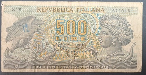 1967 italy 500 lire - italy,