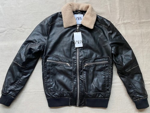 Giacca aviatore ecopelle zara - aviatore,