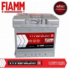 BATTERIA AUTO FIAMM NUOVA 50Ah 460A POSITIVO A DESTRA (+ DX) L1 50P  - 7905143
