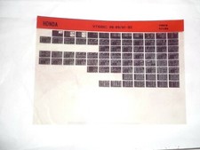 Honda CBR900RR 93-94 Microfiche Moto Catalogo Ricambi Originali