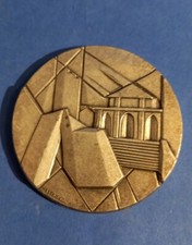 Umberto Mastroianni, Medaglia  in bronzo Argentato, 1979, diametro  5 cm.