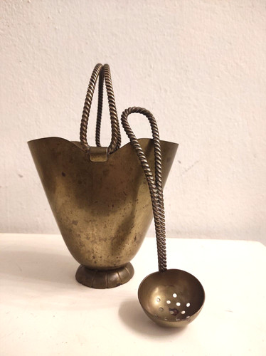 Secchiello ghiaccio ottone con - secchiello,
