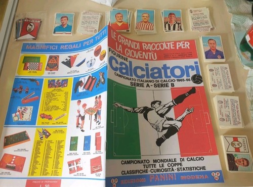 Nuovo album calciatori 1965 - nuovo,