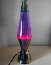 Lava Lamp Colorata Stile Vintage Nuova, Accesa Una Sola Volta