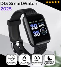 SMARTWATCH 2025 per ANDROID UOMO DONNA notifiche APP FITNESS NUOVO MONITOR SONNO
