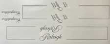 Raleigh Competition set