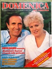 La Domenica del Corriere 6 Settembre 1986 Baudo Russell Radio Maria Casco Droga