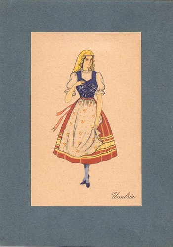 Umbria costume tradizionale - -,