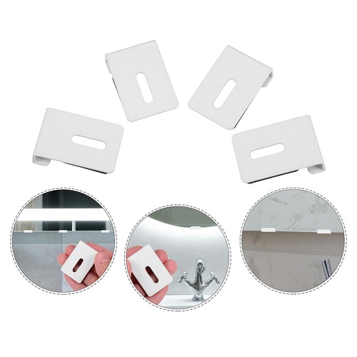8pz clip montaggio specchio - 8pz,
