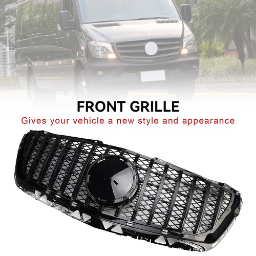 Black front bumper grill - front,