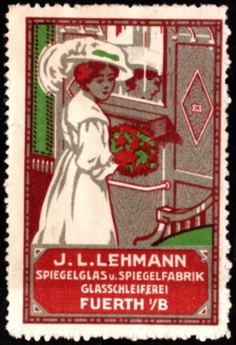 Timbro poster vintage germania - timbro,
