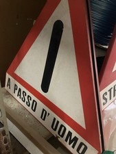 cartello stradale Vintage anni