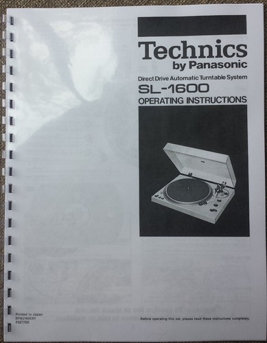 Technics 1600 giradischi - sl-1600,