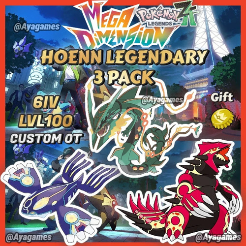 Rayquaza kyogre groudon 6iv - groudon, ✨6iv