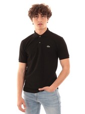 Polo Lacoste Nera con logo