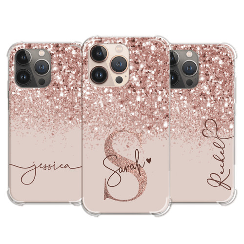 Custodia telefono glitter