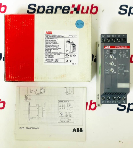 Abb psr3 600 soft - psr3-600-70, starter