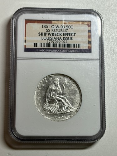1861 mezzo dollaro - 1861-o,