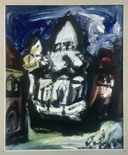 GUSTAVO BOLDRINI Venezia 1927 Salsomaggiore 1987 DIPINTO ACRILICO SU TELA 60X50