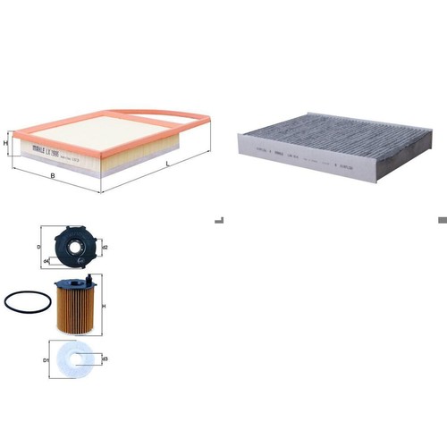 Set filtri knecht - di, adatto