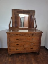 Comò in Ciliegio degli anni 30 compreso di specchio
