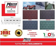 2,32 MQ TEGOLA TEGOLE CANADESI BITUMINOSE TONDE TETTI TETTO COPERTURA PREMIUM
