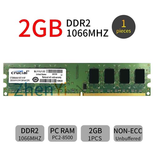 Ddr2 1066 mhz - gb, pc2-8500u