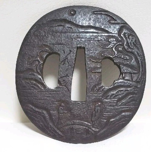 Antico tsuba katana - katana, samurai