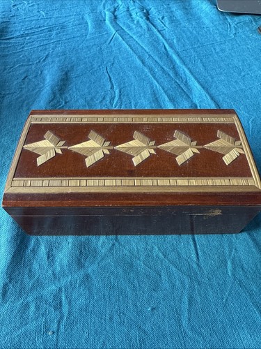 Cofanetto vintage legno con - cofanetto, in