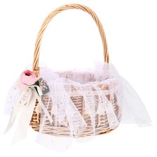 Cesto regalo bomboniera matrimonio cesto caramelle cesto fiori garza vimini cesto frutta