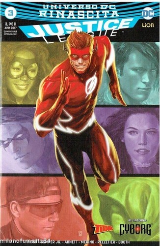 Justice league rinascita - justice, 3