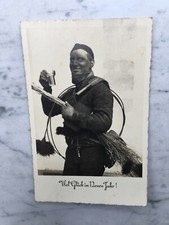OLD POSTCARD GREETING CHIMNEY