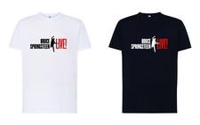T-SHIRT BRUCE SPRINGSTEEN LIVE! UOMO DONNA BAMBINO - 100% COTONE