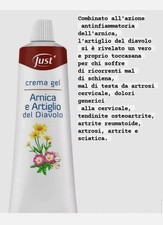 Just Crema Gel Arnica e