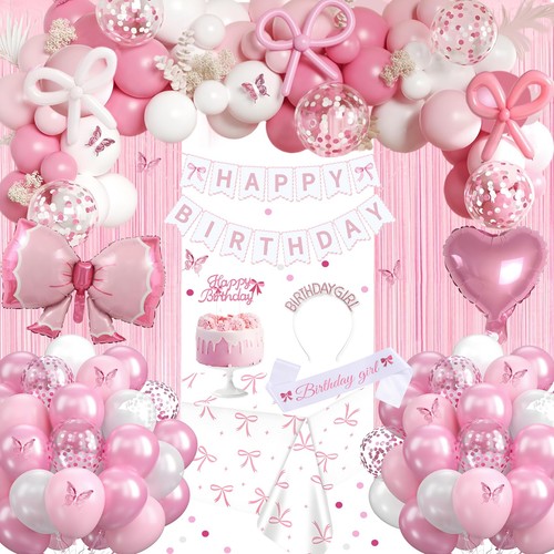 Fiocco rosa decorazioni - rosa,