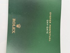 Rolex Booklet DayDate Libretto