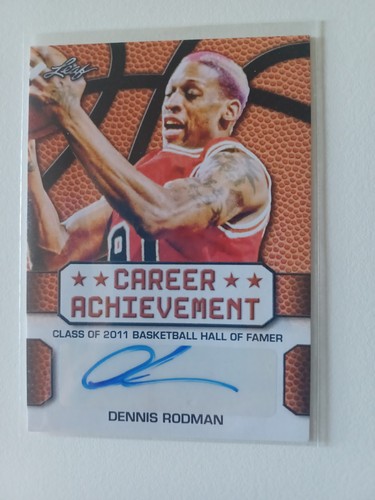 Leaf nba autografo dennis - nba,