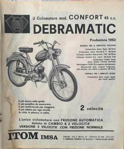 Ciclomotore itom debramatic - ciclomotore,