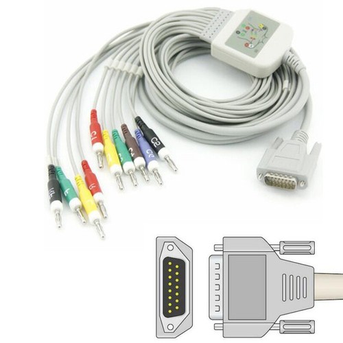 Cavo ecg spina banana - cavo, 10