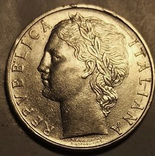 100 LIRE 1965 REPUBBLICA