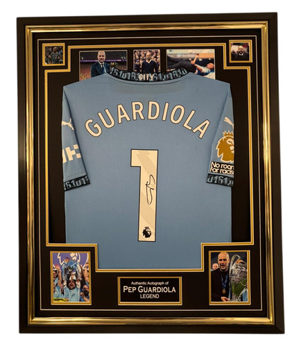 Maglia firmata pep guardiola - maglia,