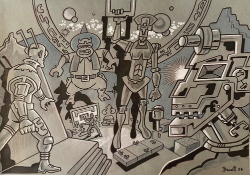 Robot factory mike bennett - robot,